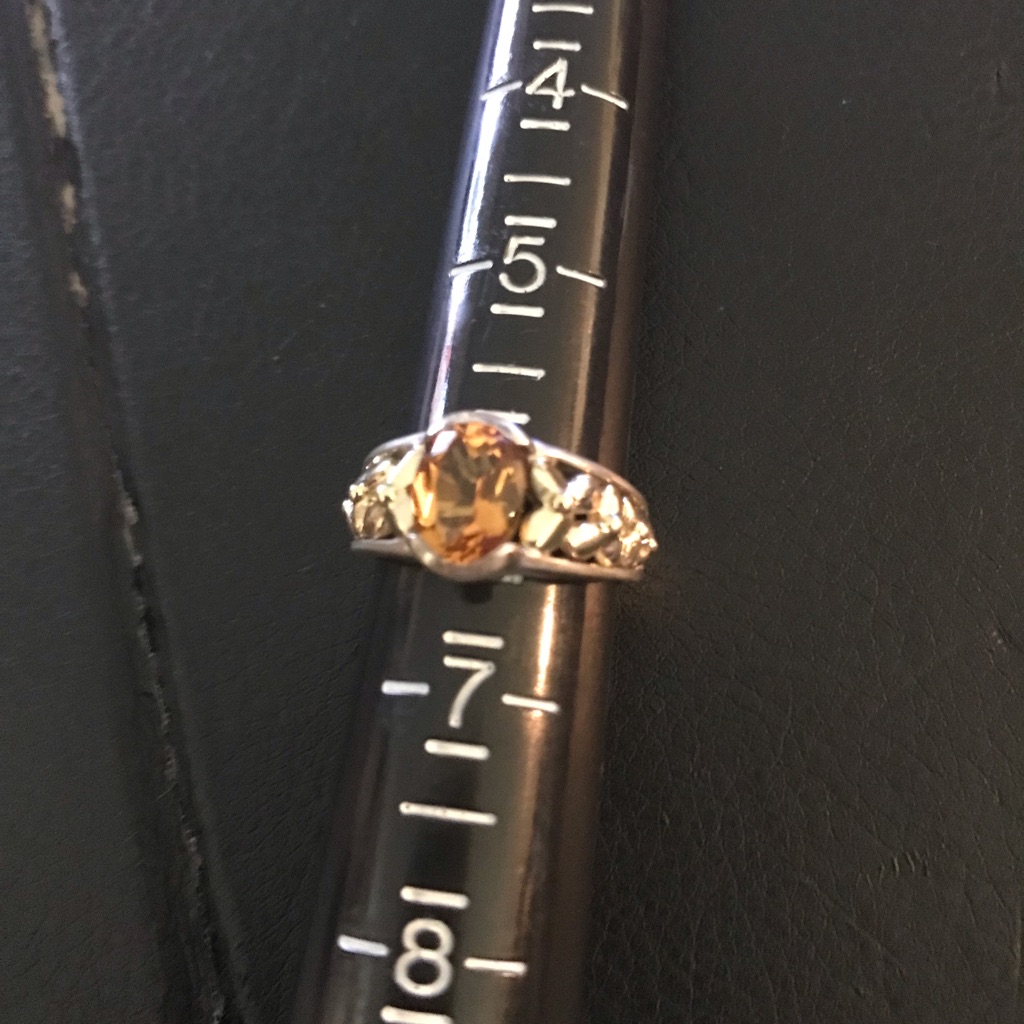 Topaz Ring Size 6 12k And 925 Fun Fun Fun